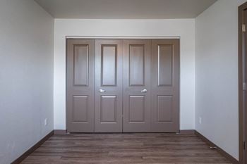 Ample closet space